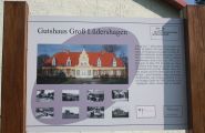 Informationstafel zum Gutshaus Groß Lüdershagen