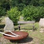 Feuerstelle im Findlingspark Zitterpenningshagen