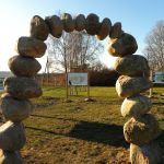 Eingangsportal in Löbnitz